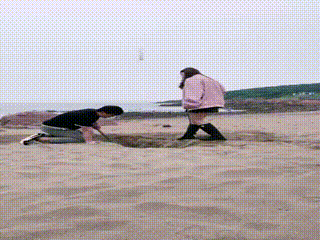 宸宸】海滩沙子活埋窒息强制圣水